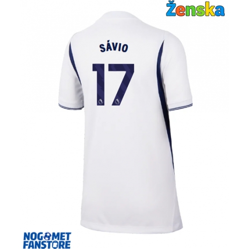Tottenham Hotspur Savio #17 Domaci Dres za Ženska 2026-27 Kratak Rukav